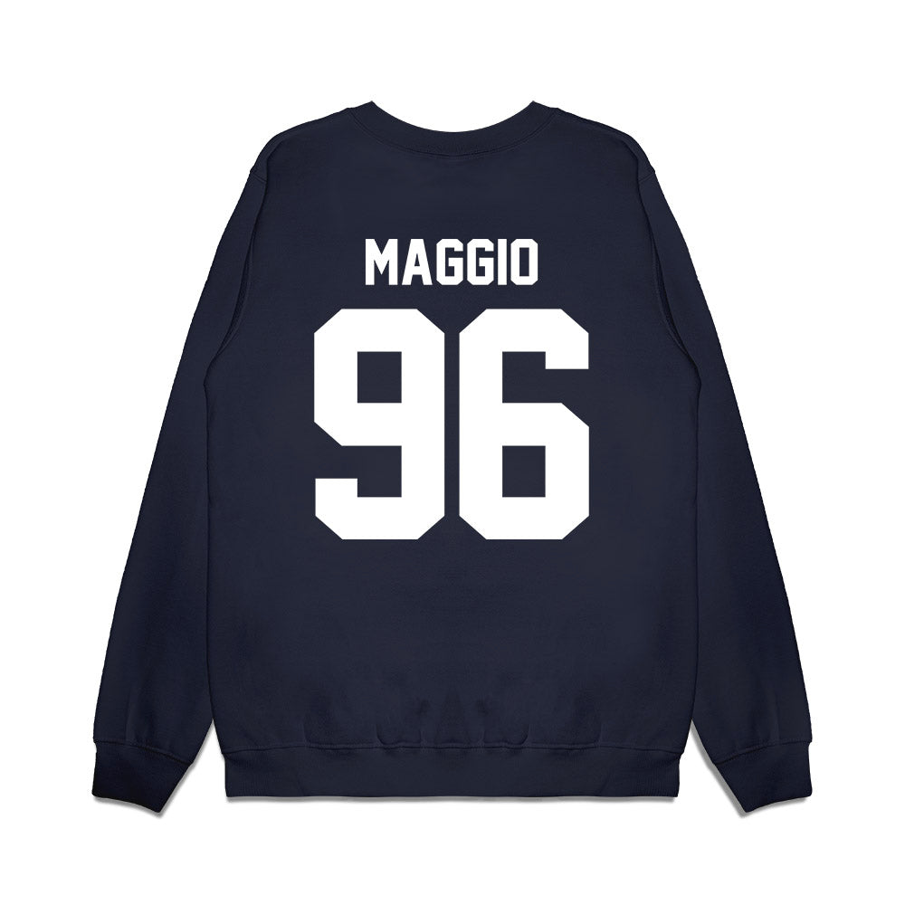 UNC - NCAA Football : Nicco Maggio - Vintage Helmet Premium Crewneck Sweatshirt-1