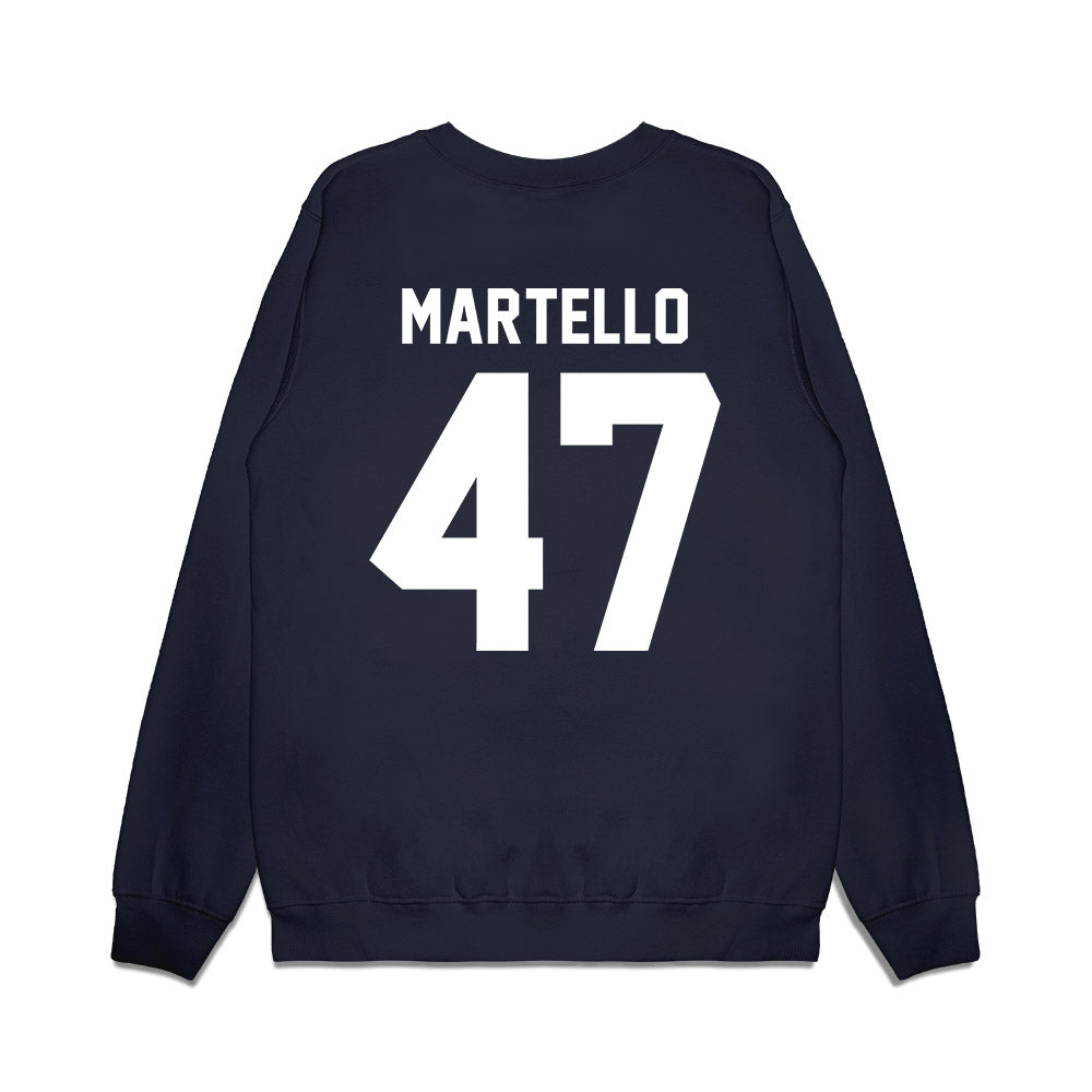 UNC - NCAA Football : Henry Martello - Vintage Helmet Premium Crewneck Sweatshirt-1