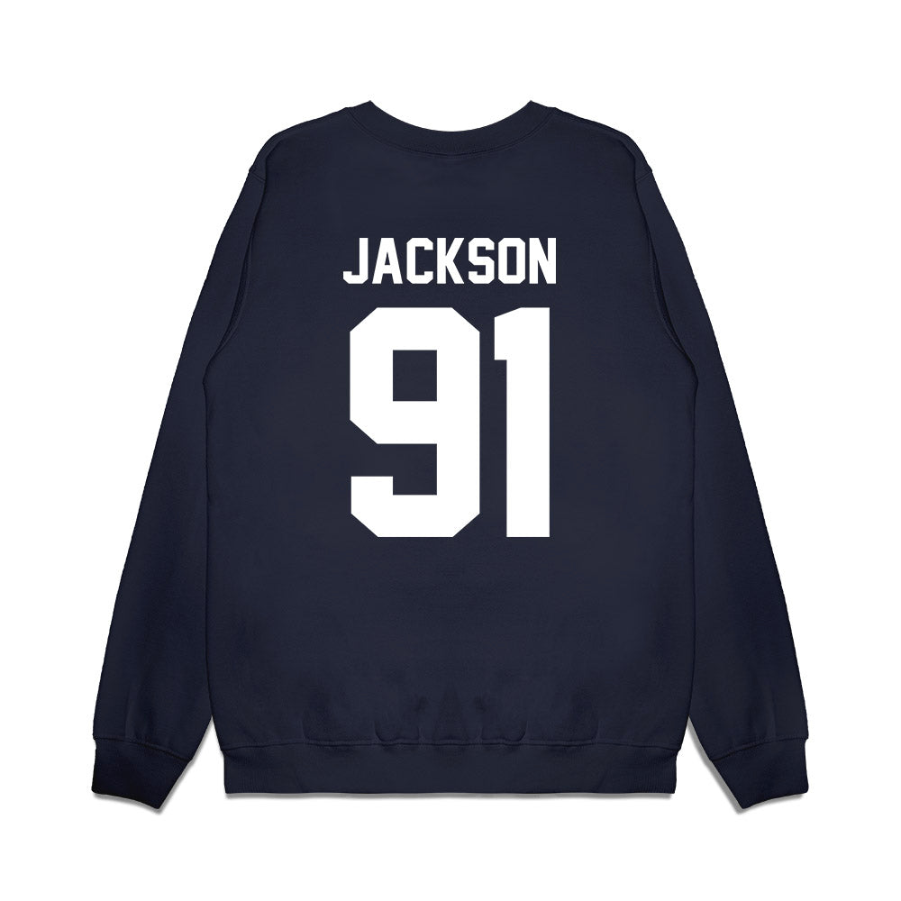 UNC - NCAA Football : Leroy Jackson - Vintage Helmet Premium Crewneck Sweatshirt-1