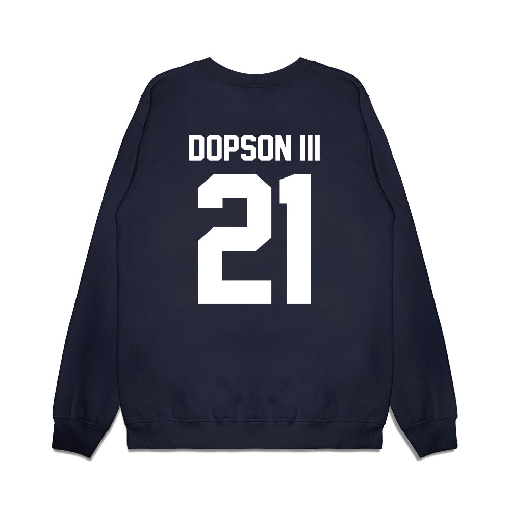 UNC - NCAA Football : Kenton Dopson III - Vintage Helmet Premium Crewneck Sweatshirt-1