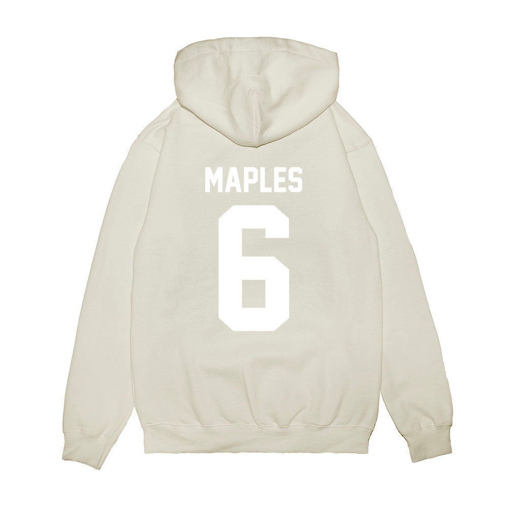 TCU - NCAA Football : Jayden Maples - Vintage Helmet Premium Hooded Sweatshirt-1