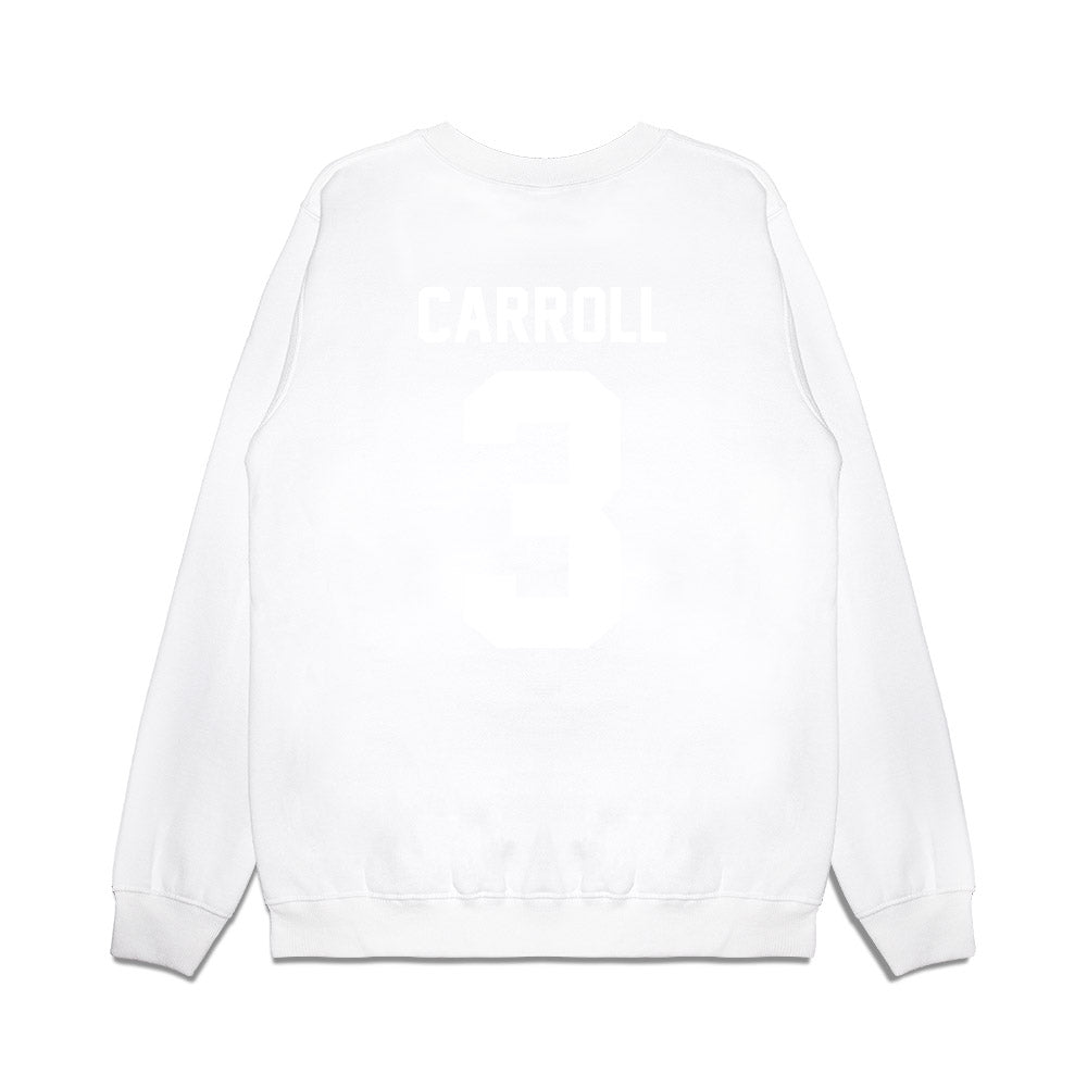 TCU - NCAA Football : Max Carroll - Vintage Helmet Premium Crewneck Sweatshirt-1