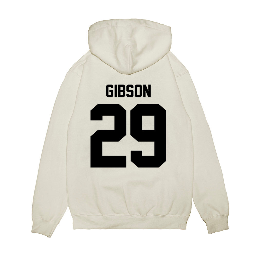 Georgia - NCAA Football : Isaiah Gibson - Vintage Helmet Premium Hooded Sweatshirt-1