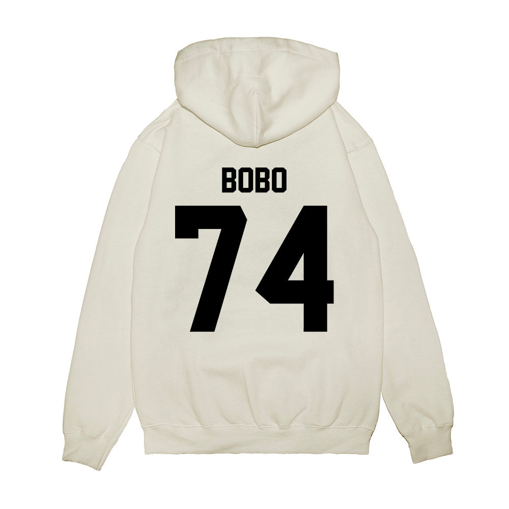Georgia - NCAA Football : Drew Bobo - Vintage Helmet Premium Hooded Sweatshirt-1
