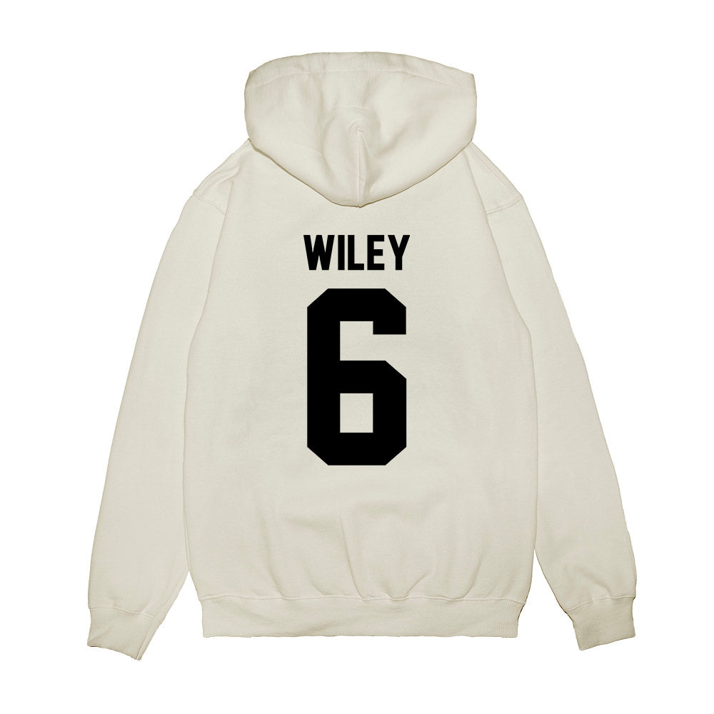 Georgia - NCAA Football : CJ Wiley - Vintage Helmet Premium Hooded Sweatshirt-1
