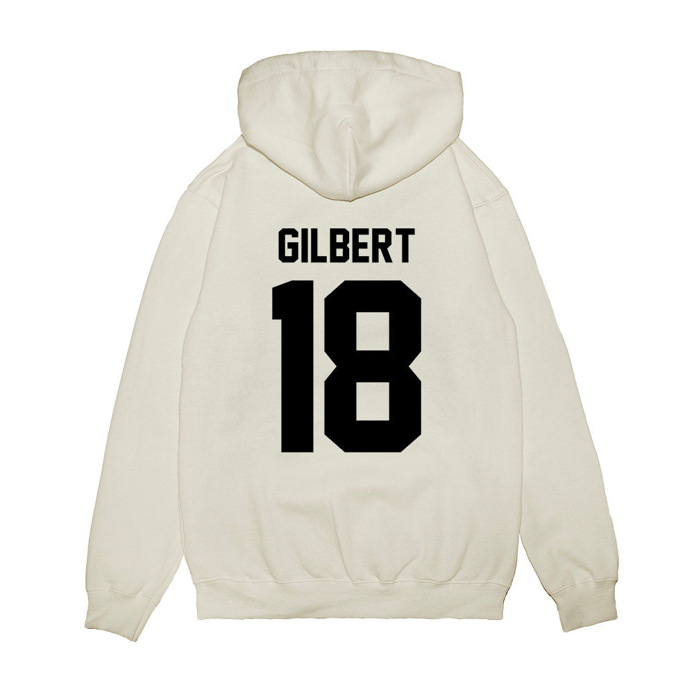 Georgia - NCAA Football : Jontae Gilbert - Vintage Helmet Premium Hooded Sweatshirt-1