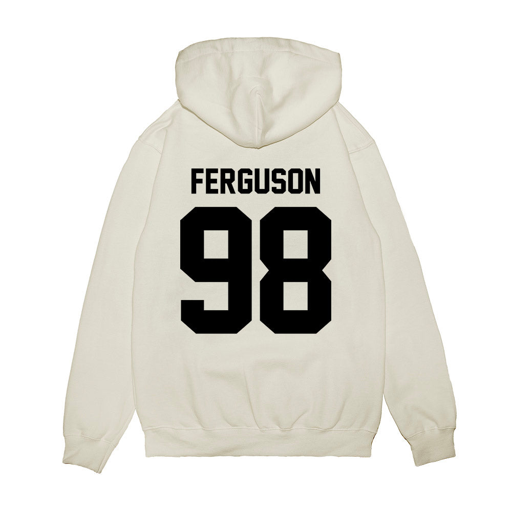 Georgia - NCAA Football : Connor Ferguson - Vintage Helmet Premium Hooded Sweatshirt-1