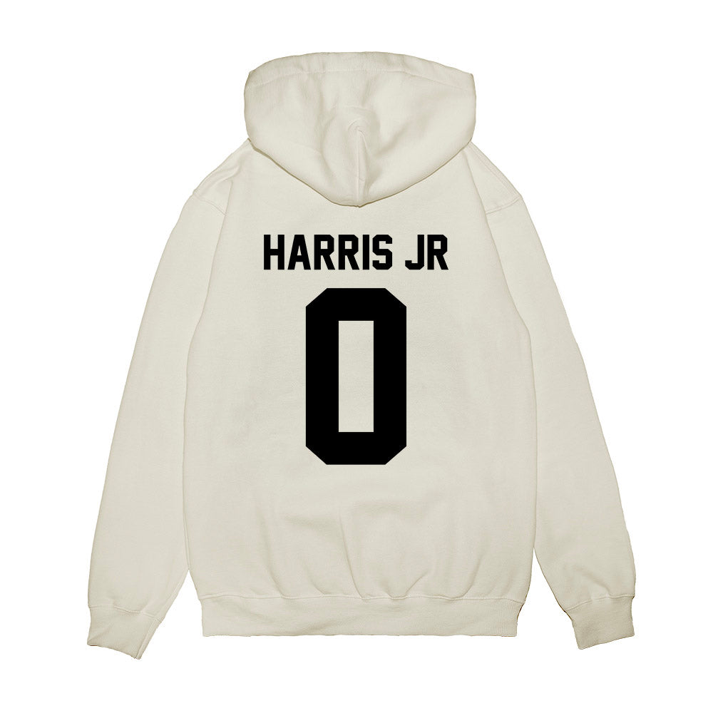 Georgia - NCAA Football : Gabe Harris Jr. - Vintage Helmet Premium Hooded Sweatshirt-1