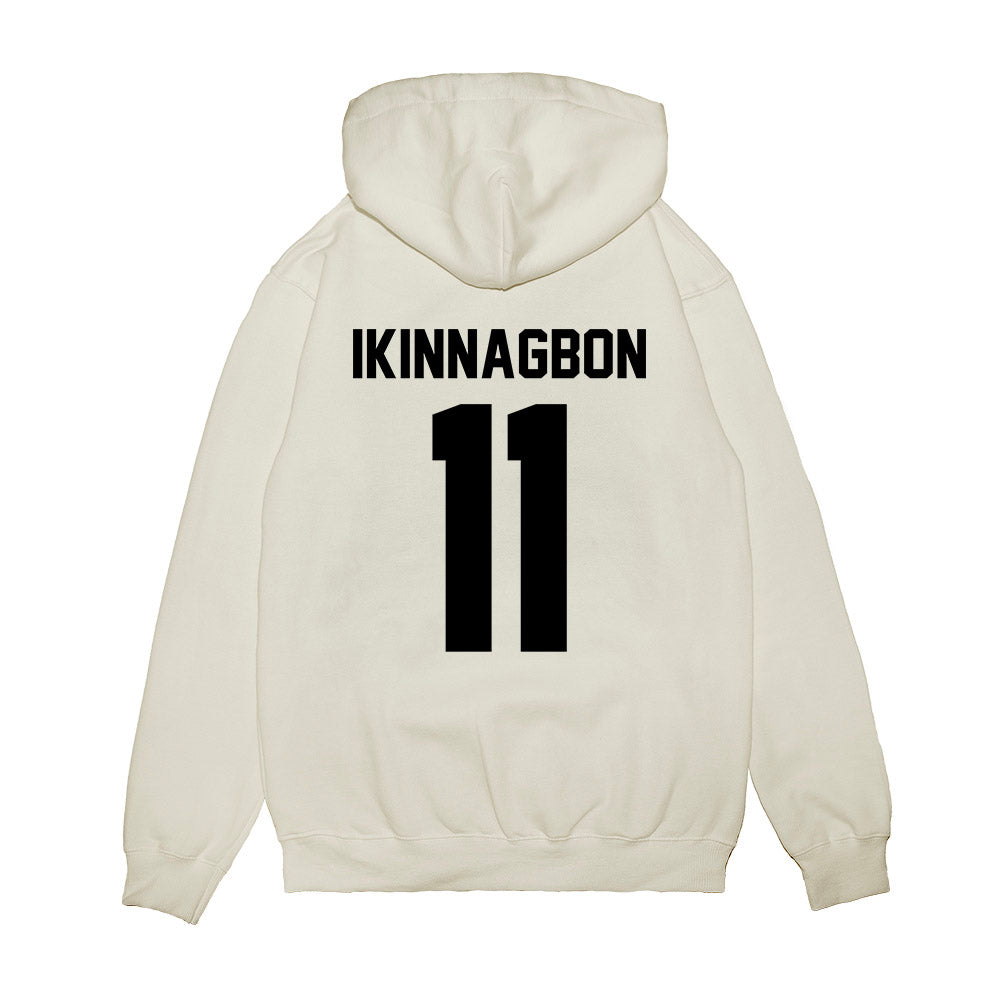 Georgia - NCAA Football : Darren Ikinnagbon - Vintage Helmet Premium Hooded Sweatshirt-1