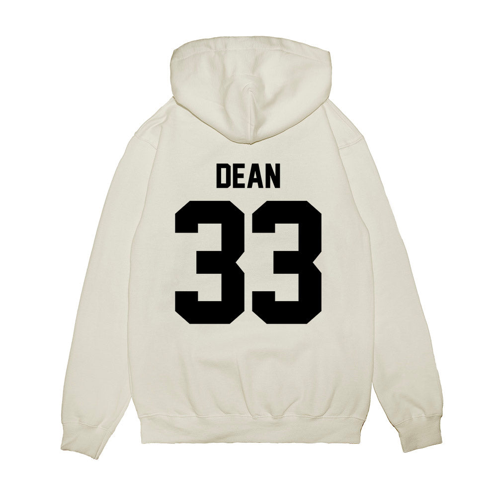 Georgia - NCAA Football : Pierre Dean - Vintage Helmet Premium Hooded Sweatshirt-1