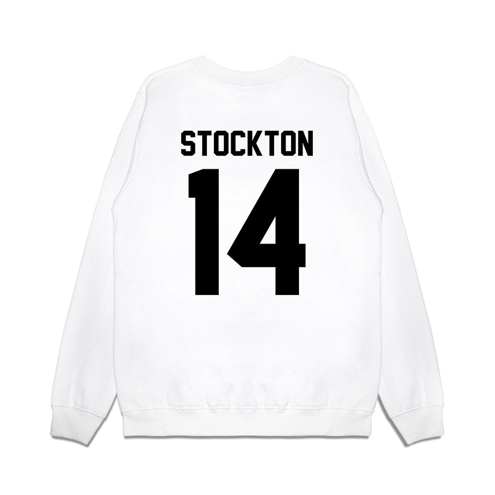 Georgia - NCAA Football : Gunner Stockton - Vintage Helmet Premium Crewneck Sweatshirt-1