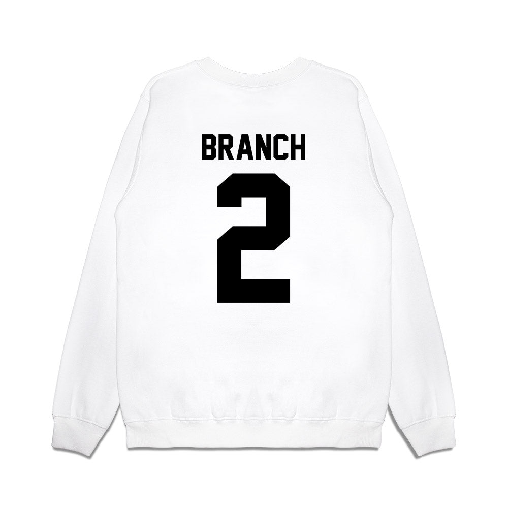 Georgia - NCAA Football : Zion Branch - Vintage Helmet Premium Crewneck Sweatshirt-1