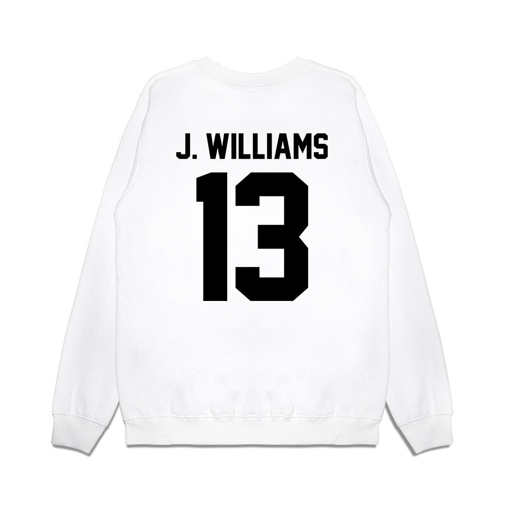 Georgia - NCAA Football : Tyler J. Williams - Vintage Helmet Premium Crewneck Sweatshirt-1