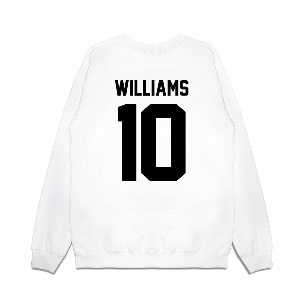 Georgia - NCAA Football : Elyiss Williams - Vintage Helmet Premium Crewneck Sweatshirt-1
