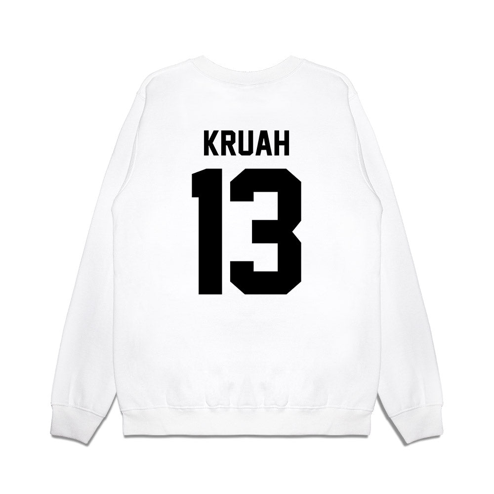 Georgia - NCAA Football : AJ Kruah - Vintage Helmet Premium Crewneck Sweatshirt-1