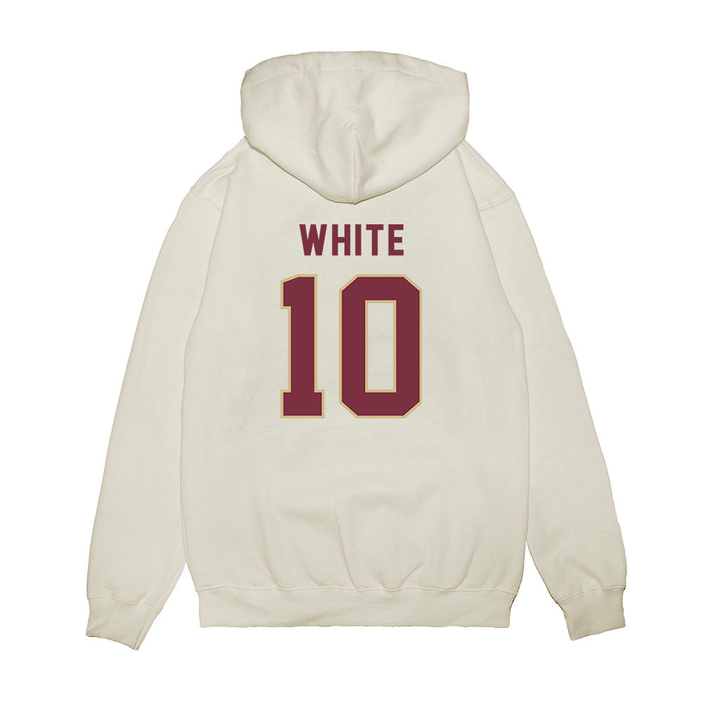 FSU - NCAA Football : Efrem White - Vintage Helmet Premium Hooded Sweatshirt-1