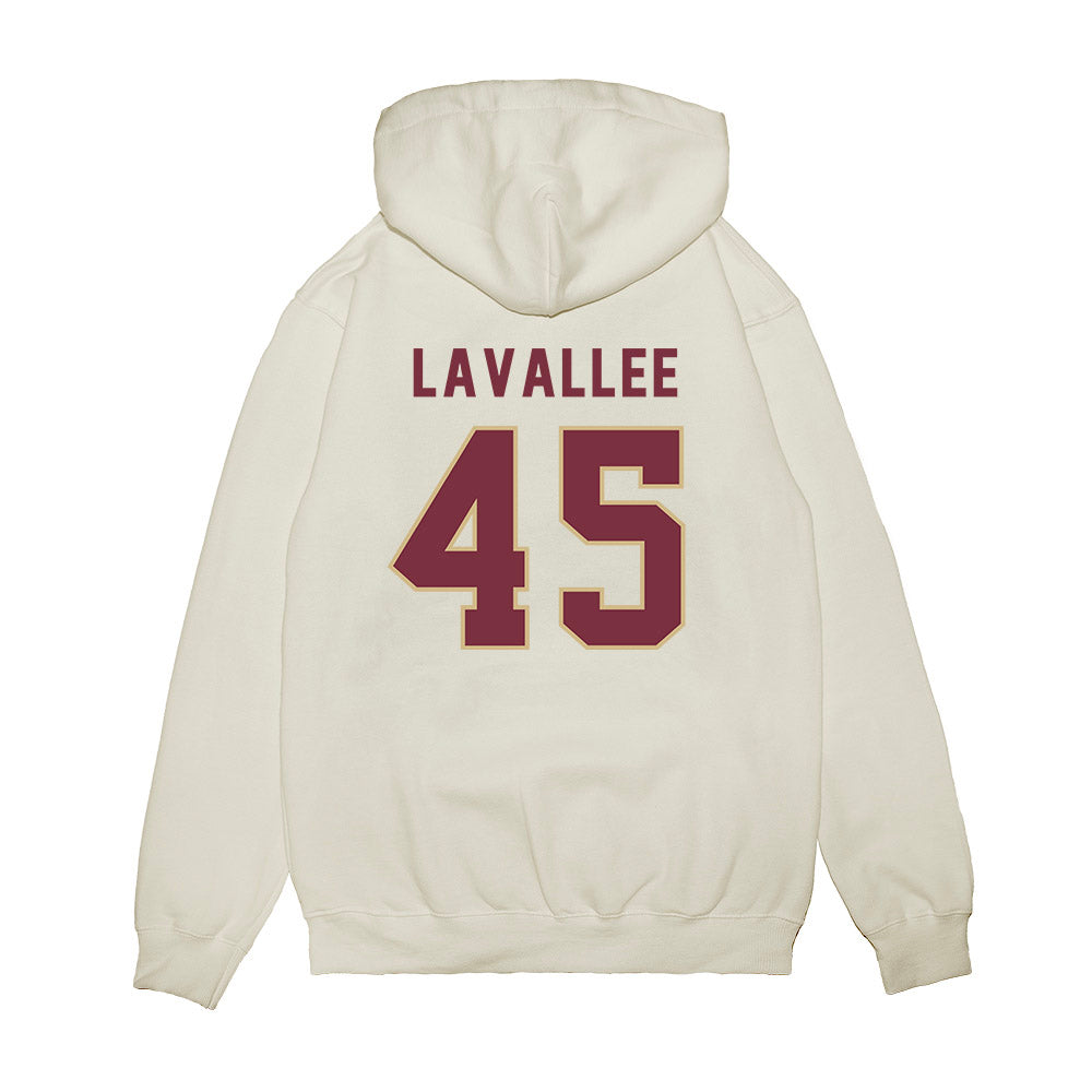 FSU - NCAA Football : Noah LaVallee - Vintage Helmet Premium Hooded Sweatshirt-1