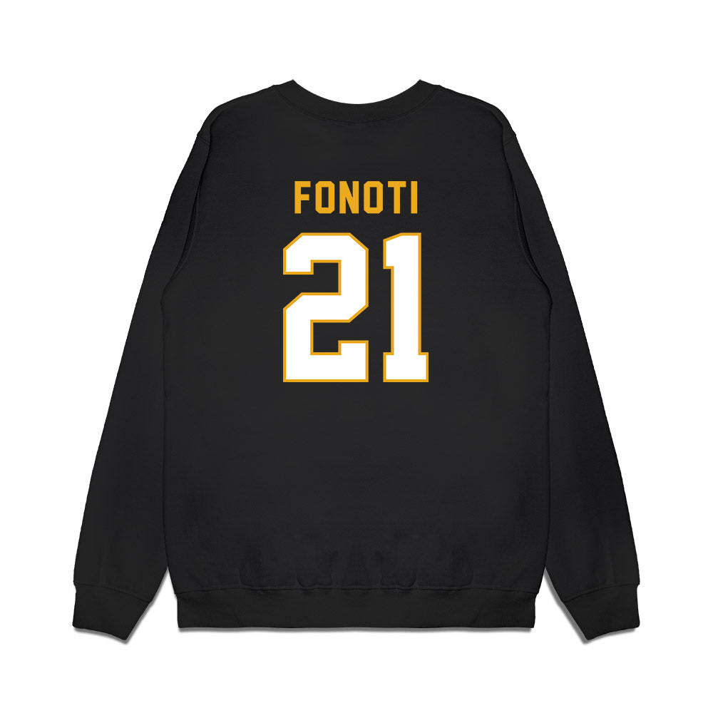 Missouri - NCAA Football : Malae Fonoti - Vintage Helmet Premium Crewneck Sweatshirt-1