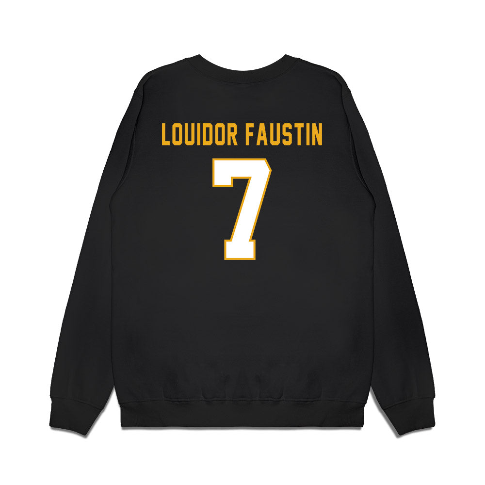 Missouri - NCAA Football : Kensley Louidor Faustin - Vintage Helmet Premium Crewneck Sweatshirt-1