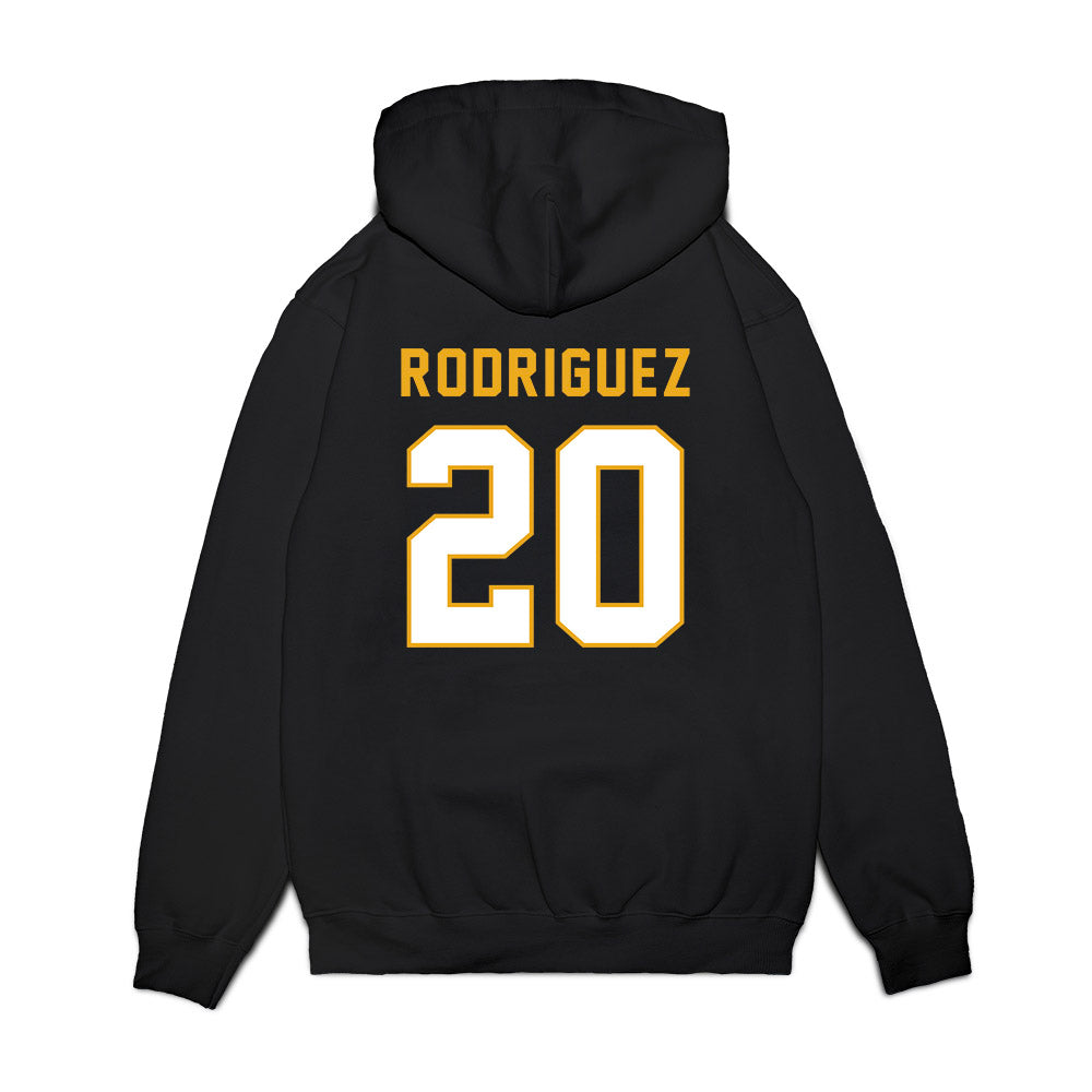 Missouri - NCAA Football : Nicholas Rodriguez - Vintage Helmet Premium Hooded Sweatshirt-1