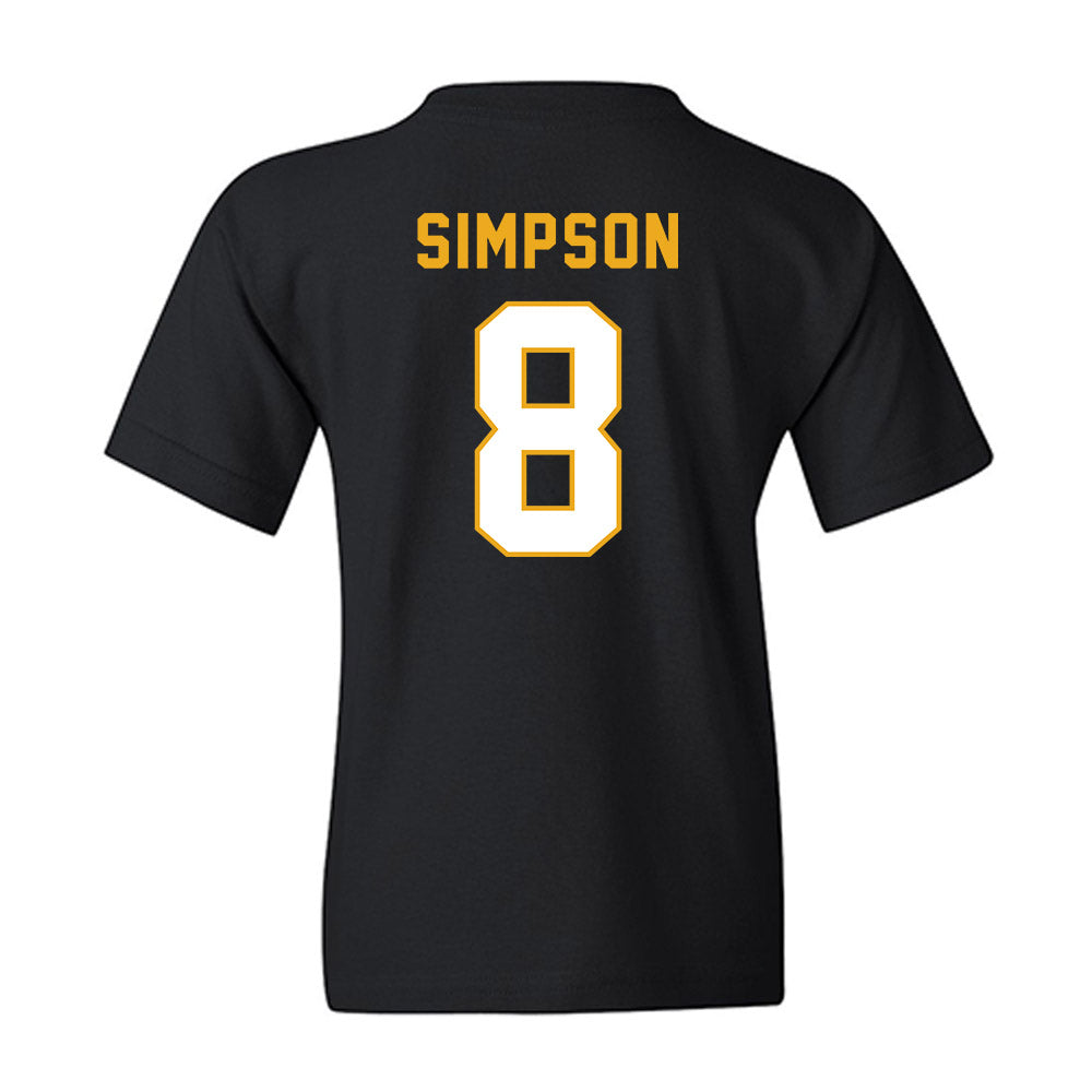 Missouri - NCAA Football : Donta Simpson - Vintage Helmet Youth T-Shirt-1