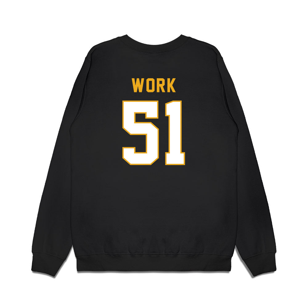 Missouri - NCAA Football : Luke Work - Vintage Helmet Premium Crewneck Sweatshirt-1
