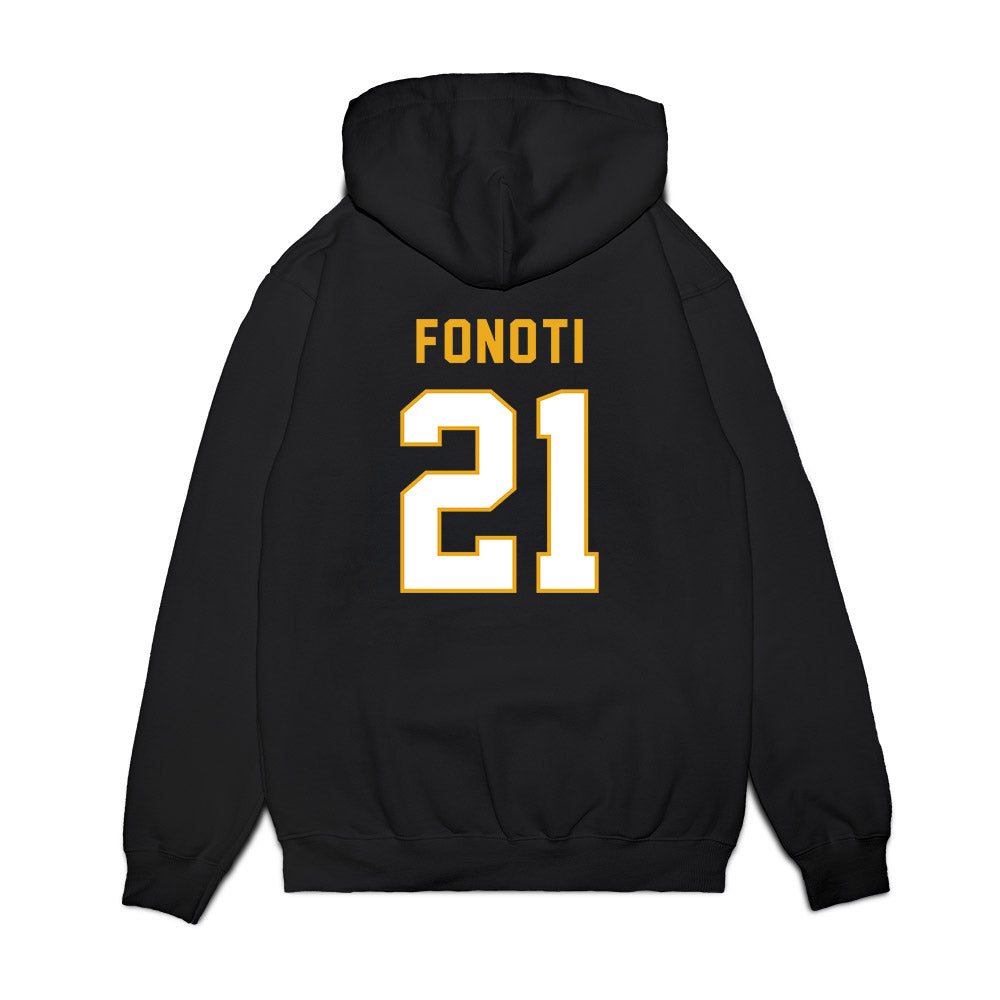 Missouri - NCAA Football : Malae Fonoti - Vintage Helmet Premium Hooded Sweatshirt-1