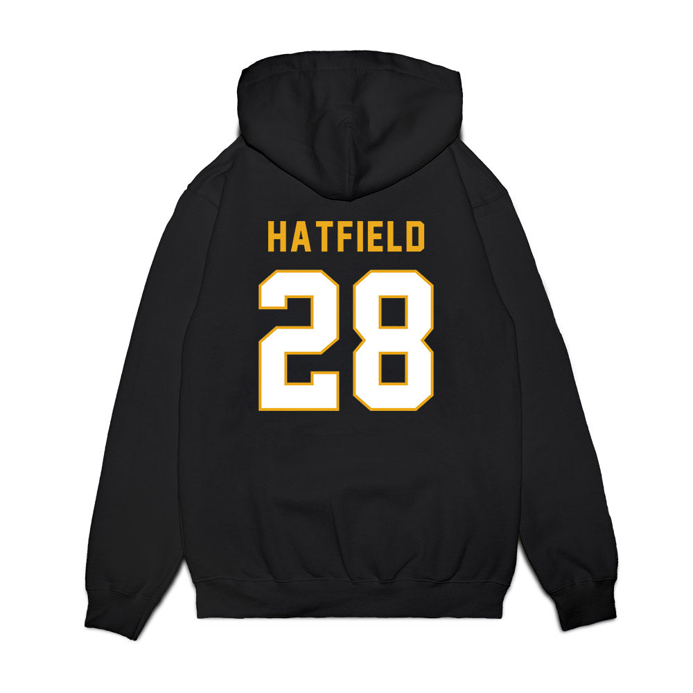 Missouri - NCAA Football : Preston Hatfield - Vintage Helmet Premium Hooded Sweatshirt-1