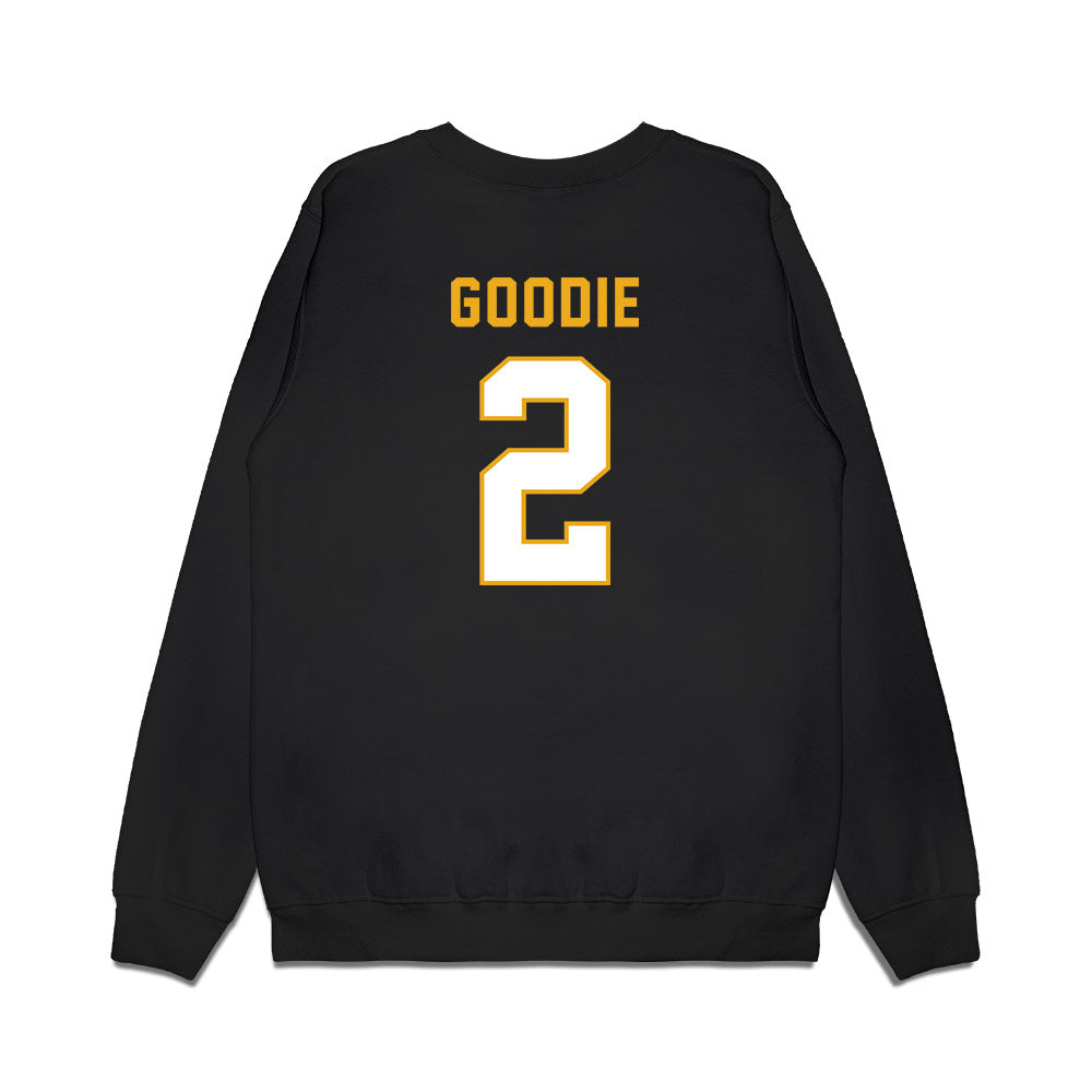 Missouri - NCAA Football : Caleb Goodie - Vintage Helmet Premium Crewneck Sweatshirt-1