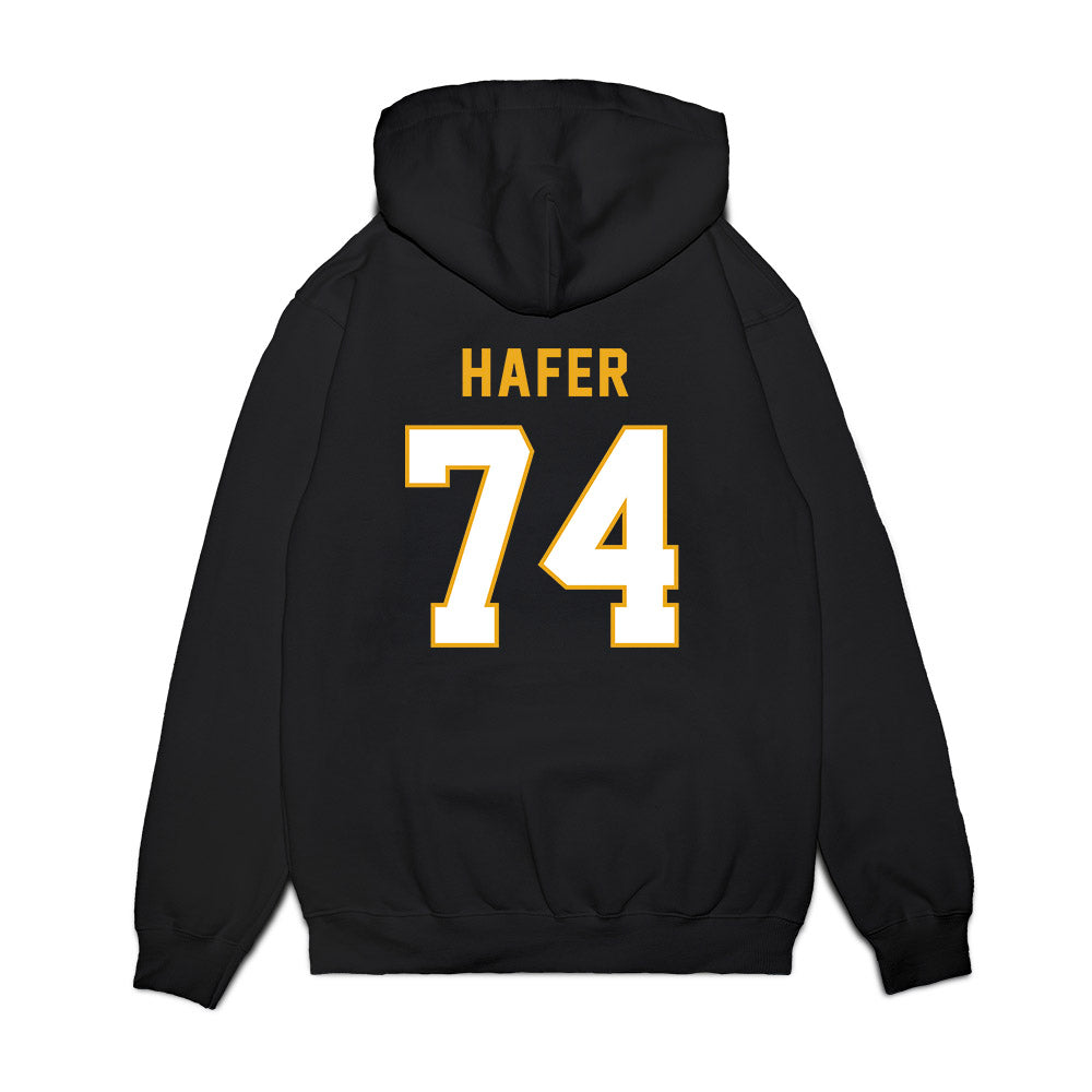 Missouri - NCAA Football : Whit Hafer - Vintage Helmet Premium Hooded Sweatshirt-1