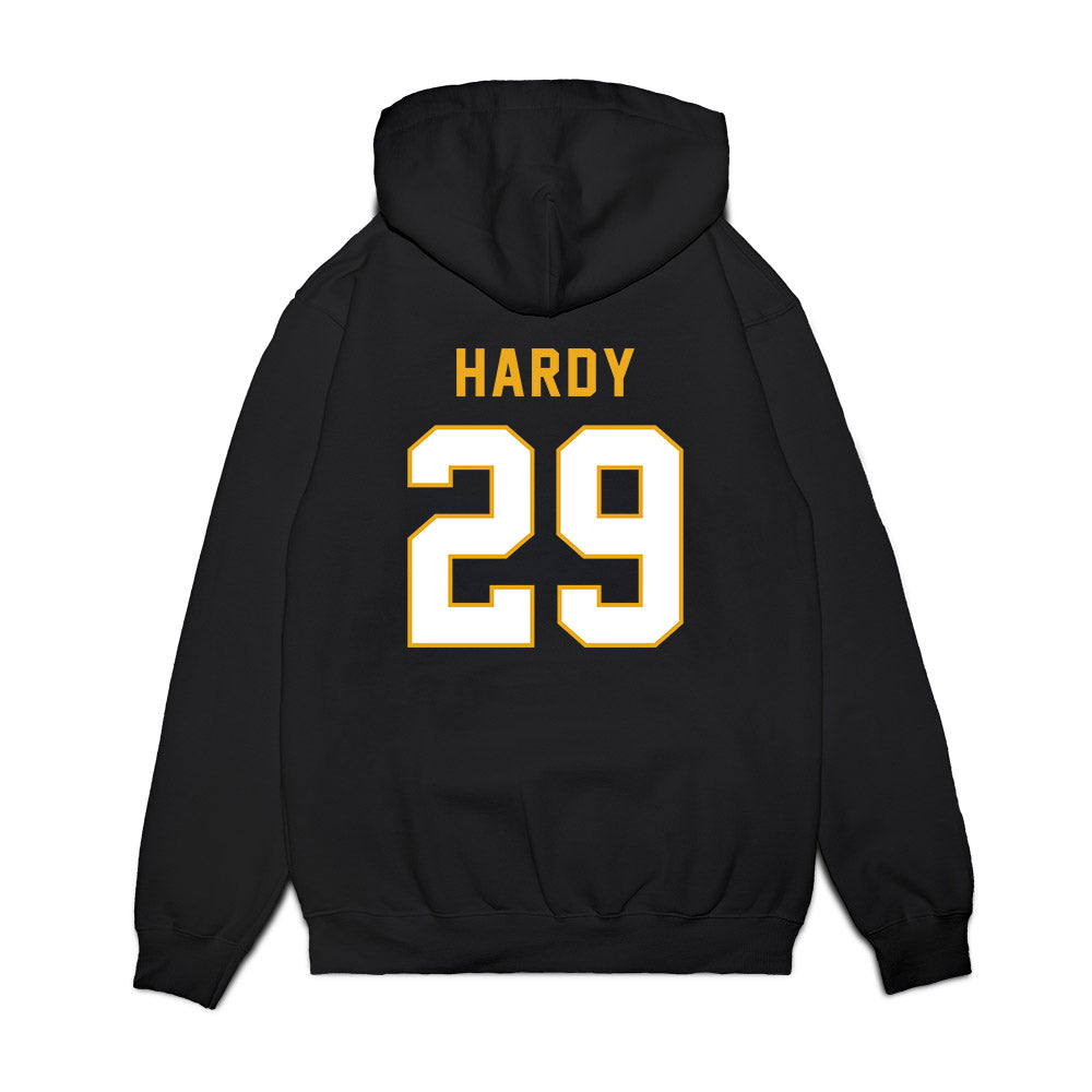 Missouri - NCAA Football : Ahmad Hardy - Vintage Helmet Premium Hooded Sweatshirt-1