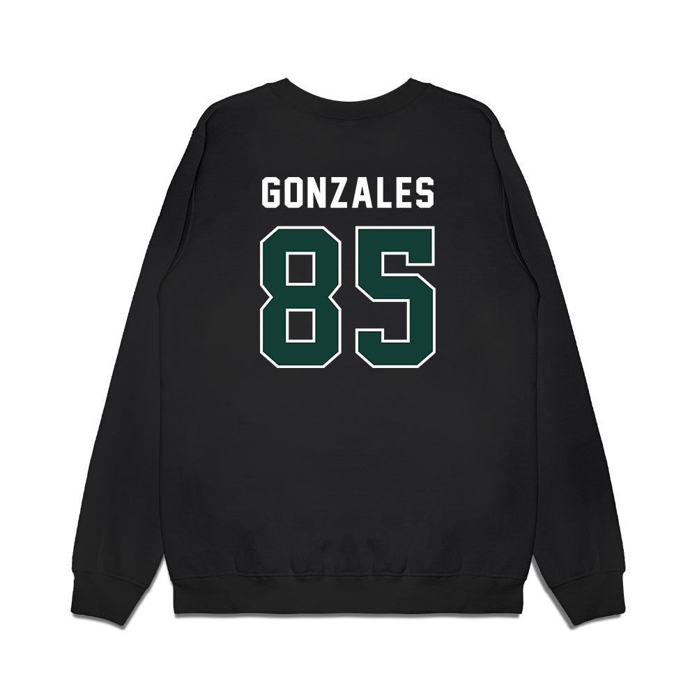 Michigan State - NCAA Football : Stephen Gonzales - Vintage Helmet Premium Crewneck Sweatshirt-1