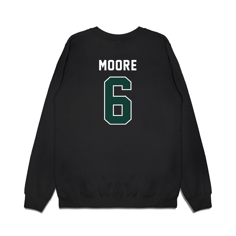 Michigan State - NCAA Football : Fredrick Moore - Vintage Helmet Premium Crewneck Sweatshirt-1