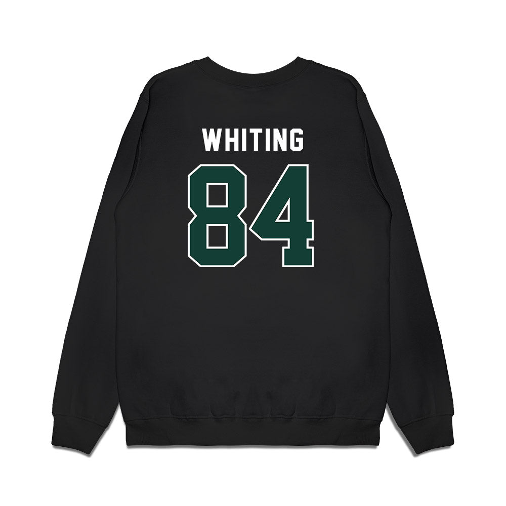 Michigan State - NCAA Football : Eddie Whiting - Vintage Helmet Premium Crewneck Sweatshirt-1