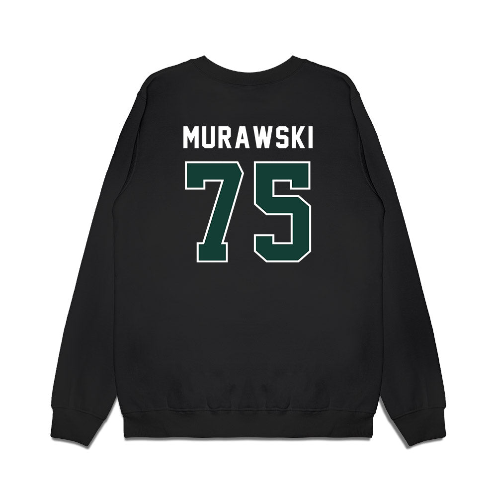 Michigan State - NCAA Football : Benjamin Murawski - Vintage Helmet Premium Crewneck Sweatshirt-1