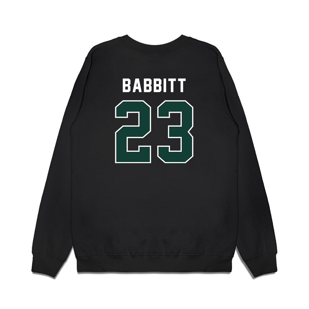 Michigan State - NCAA Football : Peyton Babbitt - Vintage Helmet Premium Crewneck Sweatshirt-1