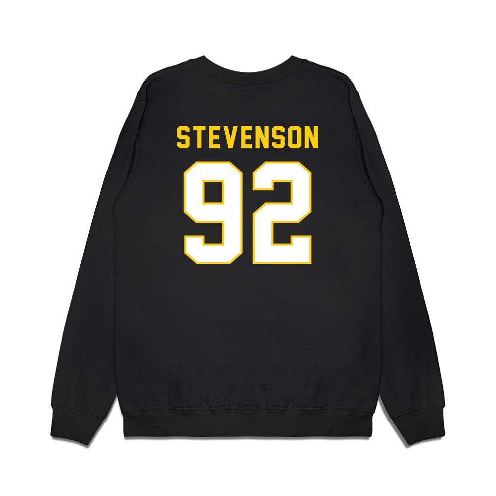 Iowa - NCAA Football : Brice Stevenson - Vintage Helmet Premium Crewneck Sweatshirt-1