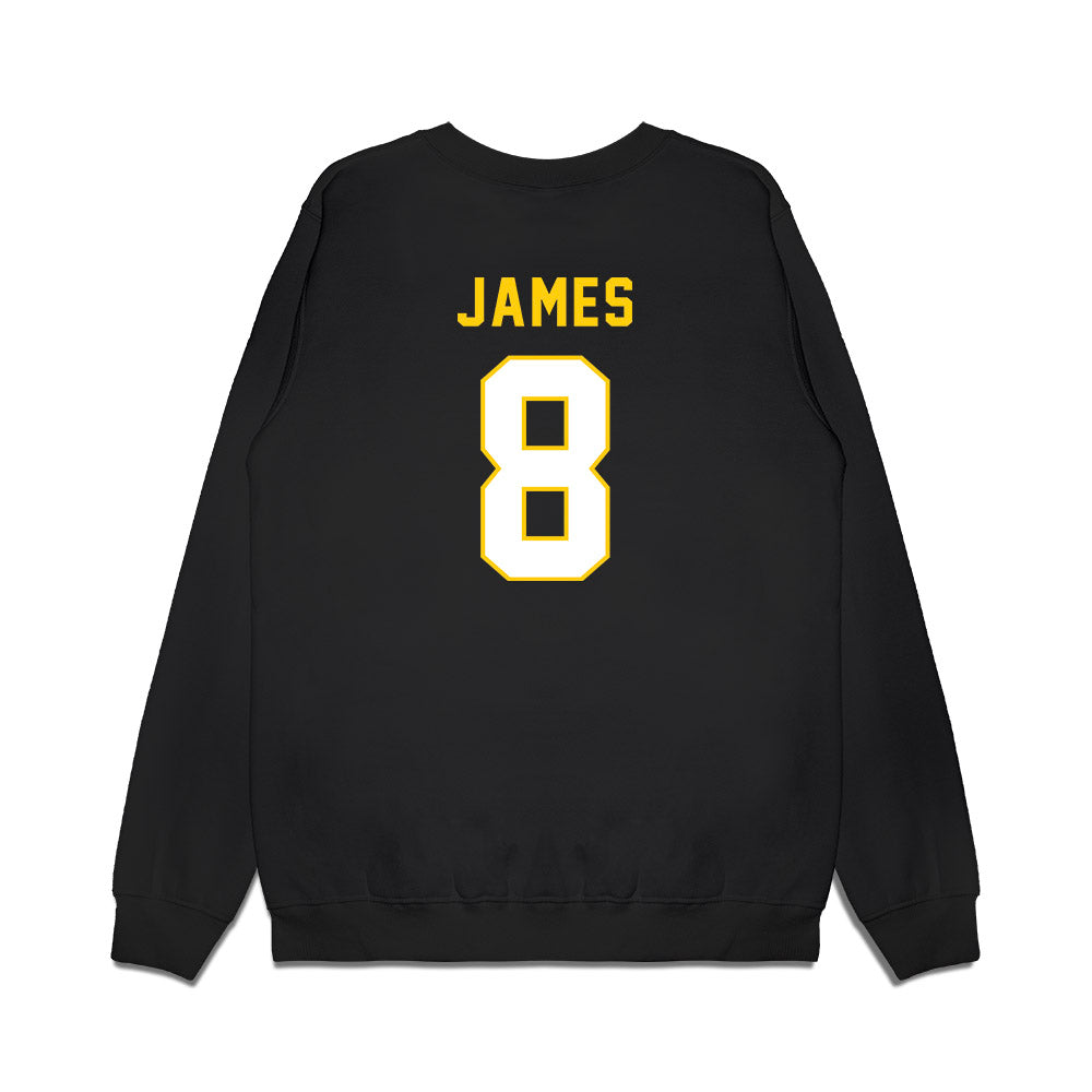 Iowa - NCAA Football : Evan James - Vintage Helmet Premium Crewneck Sweatshirt-1