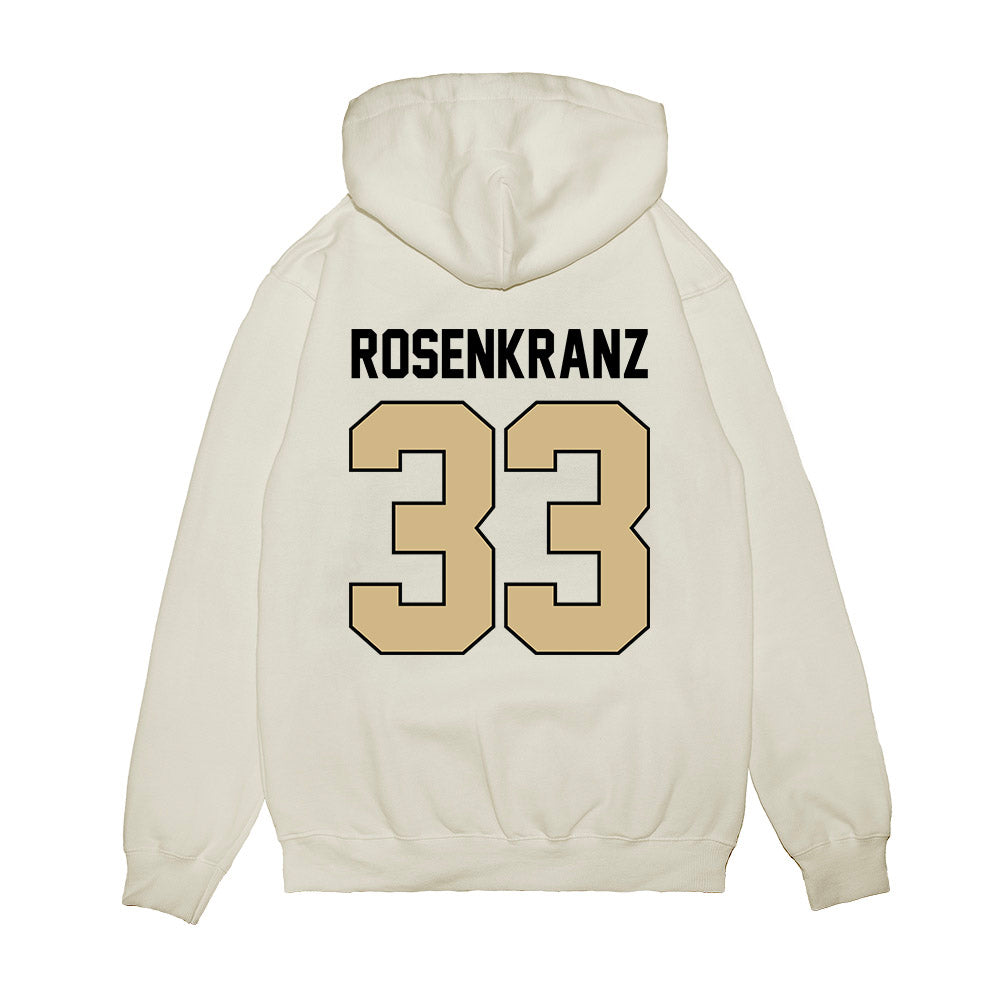 Purdue - NCAA Football : Quinn Rosenkranz - Vintage Helmet Premium Hooded Sweatshirt-1