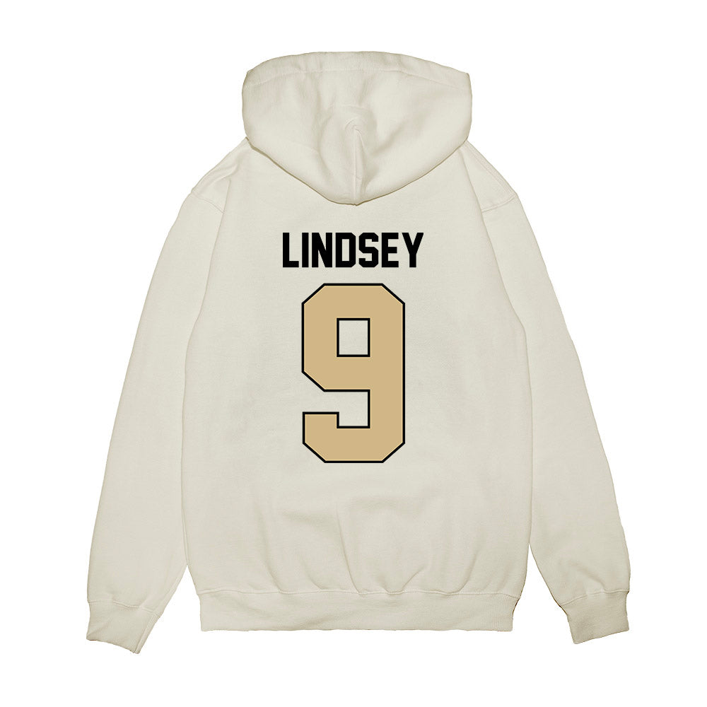 Purdue - NCAA Football : TJ Lindsey - Vintage Helmet Premium Hooded Sweatshirt-1