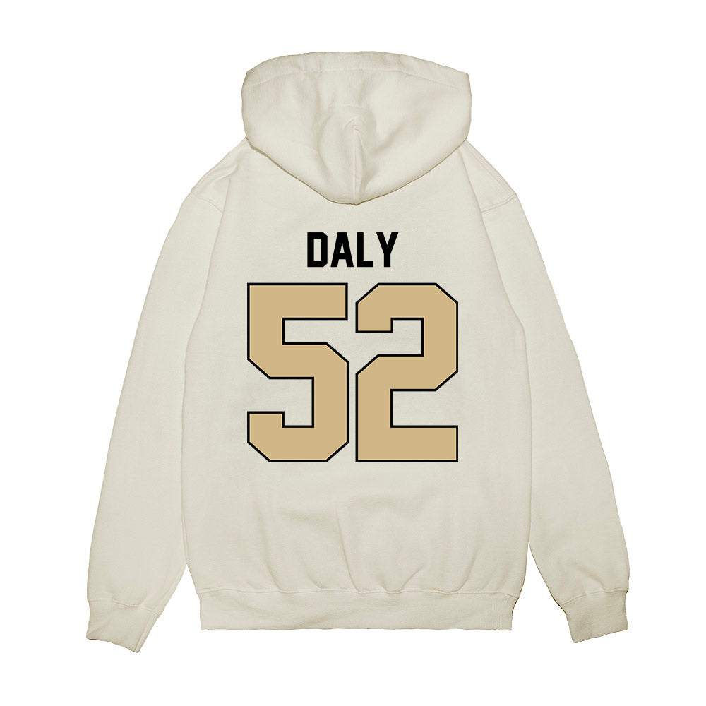 Purdue - NCAA Football : Rocco Daly - Vintage Helmet Premium Hooded Sweatshirt-1