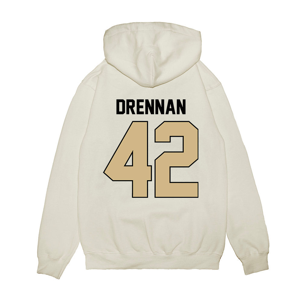 Purdue - NCAA Football : Dylan Drennan - Vintage Helmet Premium Hooded Sweatshirt-1