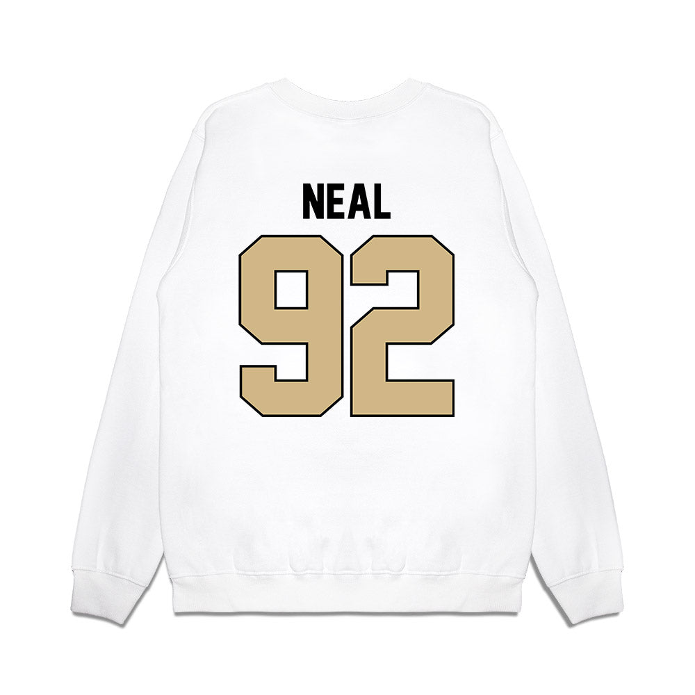 Purdue - NCAA Football : Curt Neal - Vintage Helmet Premium Crewneck Sweatshirt-1