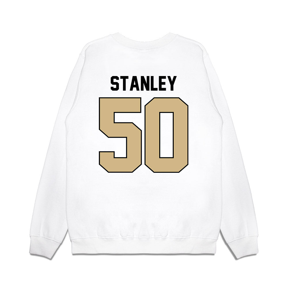 Purdue - NCAA Football : Boaz Stanley - Vintage Helmet Premium Crewneck Sweatshirt-1