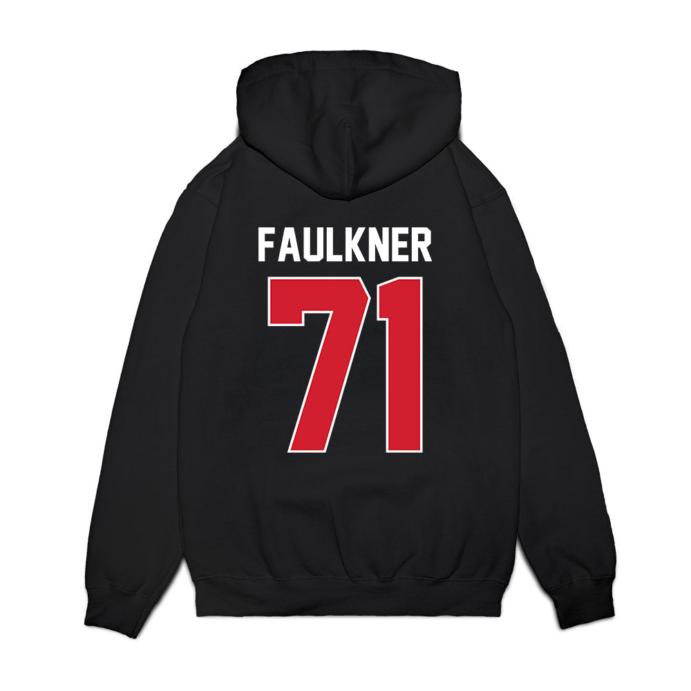 Ole Miss - NCAA Football : Emanuel Faulkner - Vintage Helmet Premium Hooded Sweatshirt-1