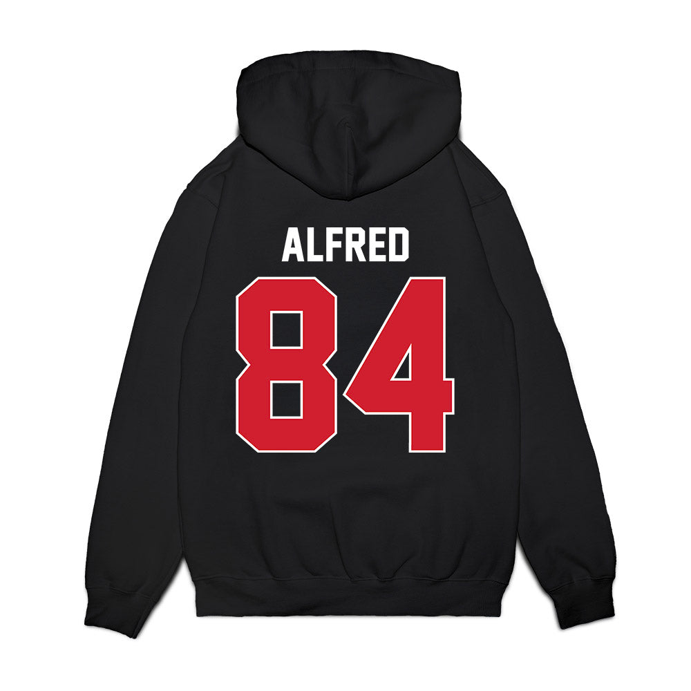 Ole Miss - NCAA Football : Dillon Alfred - Vintage Helmet Premium Hooded Sweatshirt-1