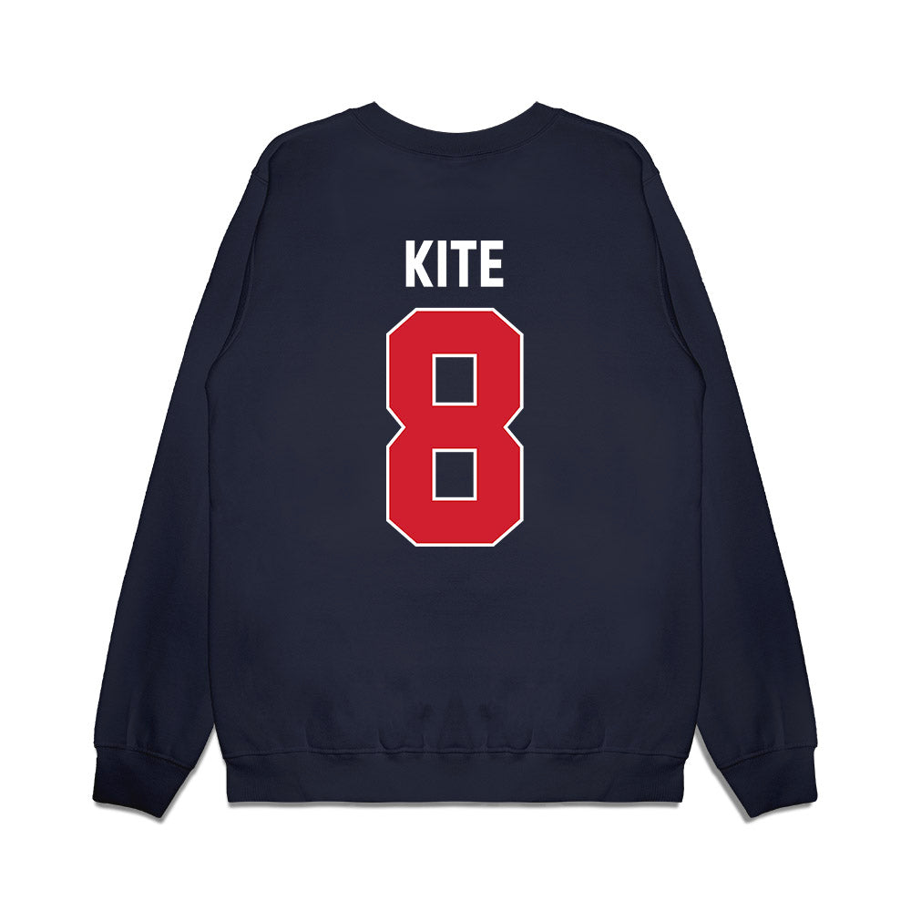 Ole Miss - NCAA Football : Antonio Kite - Vintage Helmet Premium Crewneck Sweatshirt-1