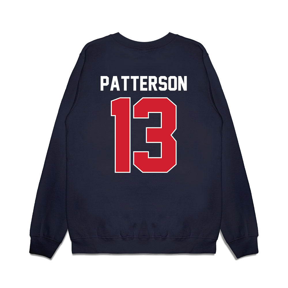Ole Miss - NCAA Football : Jack Patterson - Vintage Helmet Premium Crewneck Sweatshirt-1
