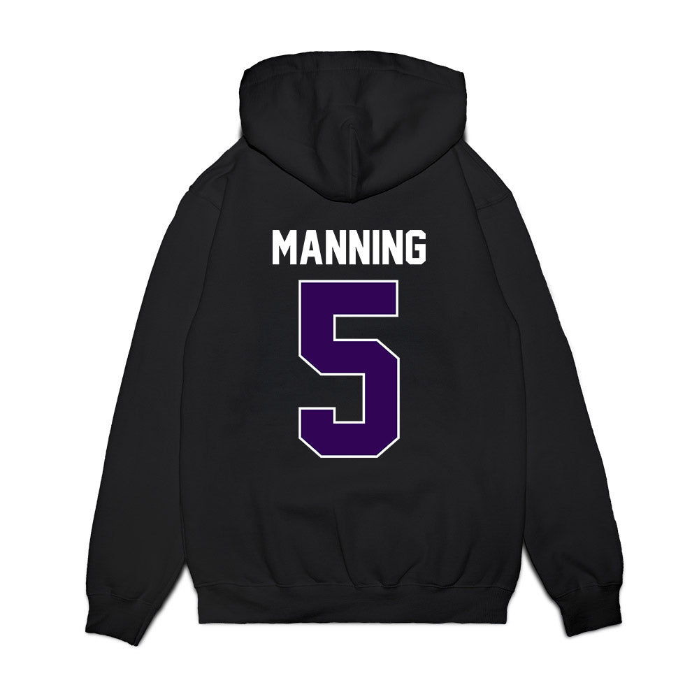 Kansas State - NCAA Football : Joshua Manning - Vintage Helmet Premium Hooded Sweatshirt-1