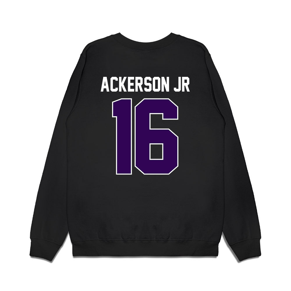 Kansas State - NCAA Football : Dj Ackerson Jr - Vintage Helmet Premium Crewneck Sweatshirt-1